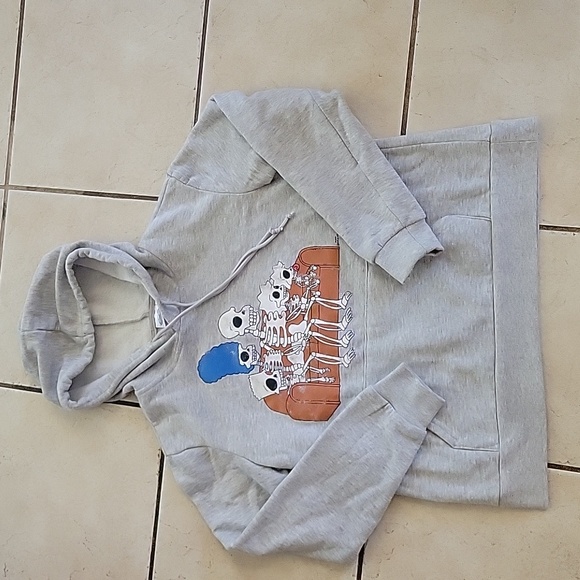 Simpsons Skeleton Hoodie - Picture 1 of 3